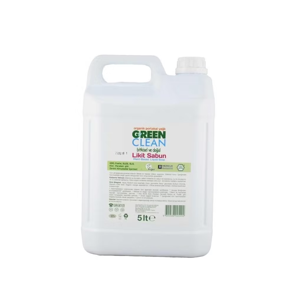 U Green Clean Bitkisel Likit Sabun 5LT
