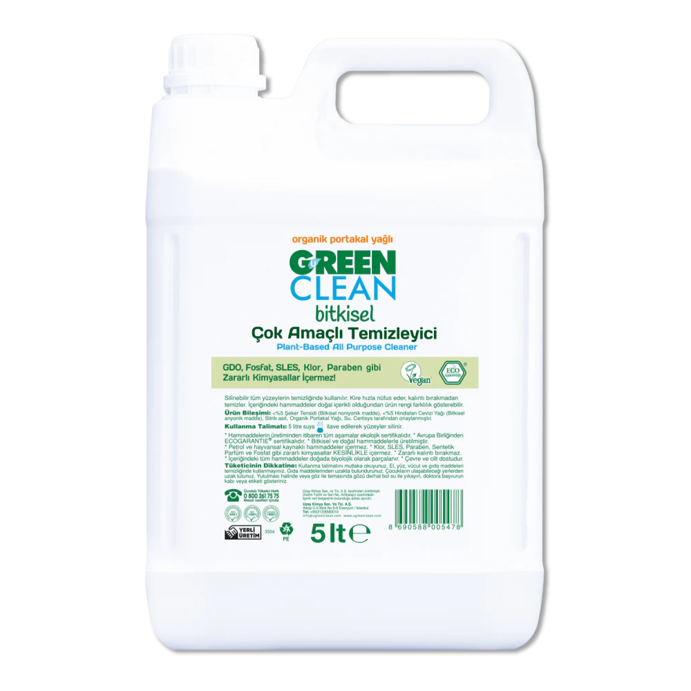 U Green Clean Bitkisel Çok Amaçlı Temizleyici 5LT