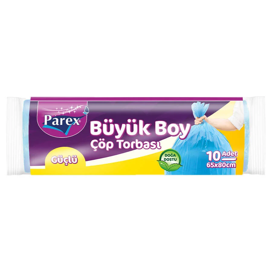 PAREX ÇÖP TORBASI BÜYÜK 65*80 10 LU